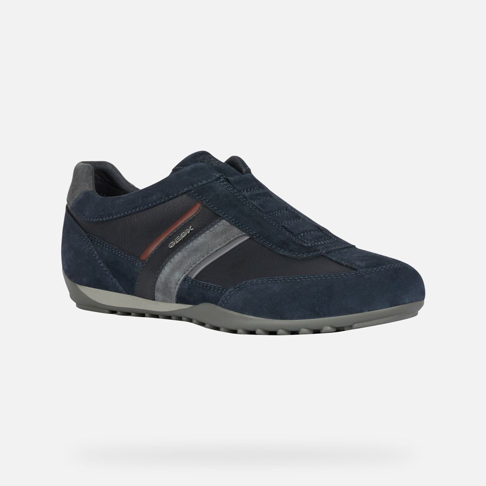 Geox Sneakers Navy Wells - Geox Mens Shoes - GCBJHX702